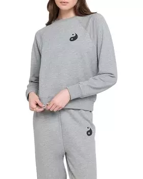 Свитер Spiritual Gangster Yin Yang Forever Crew, цвет Heather Ash