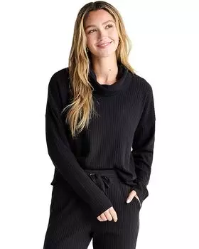 Свитер Splendid London Rib Cowl Neck, черный