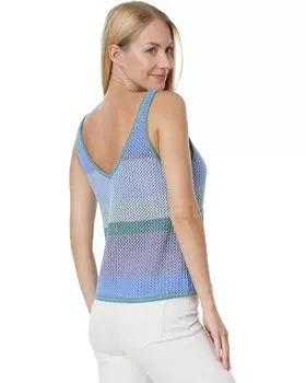 Свитер Splendid Lonnie Color-Block Sweater Tank, синий мульти