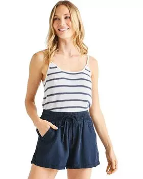 Свитер Splendid Luna Stripe Sweater Tank, цвет Cerulean/White