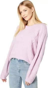 Свитер Splendid Natalia Sweater with Cable Stitch Detail, цвет Light Lilac