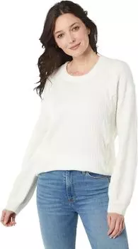 Свитер Splendid Natalia Sweater with Cable Stitch Detail, слоновая кость