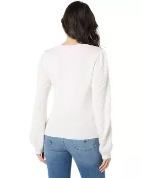 Свитер Splendid Smitten Puff Sleeve Sweater, слоновая кость