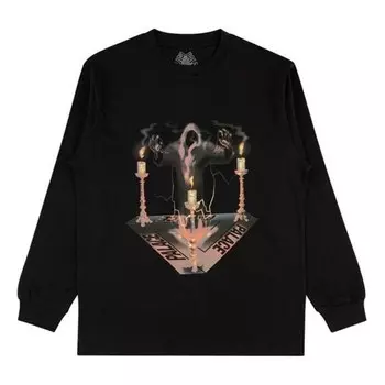 Свитер spooked long sleeve 'black' Palace, черный