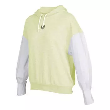 Свитер sportswear icon clash embroidery logo hoodie green/yellow Nike, желтый