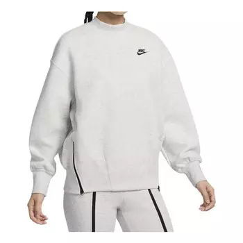 Свитер sportswear tech fleece sweatshirt Nike, белый