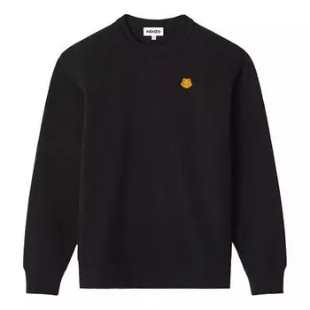 Свитер ss21 embroidery round-neck swea black Kenzo, черный