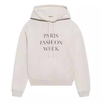 Свитер ss21 fashion week shrunk hooded sweatshirt grey Balenciaga, серый