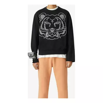 Свитер ss21 printing round-neck swea black Kenzo, черный