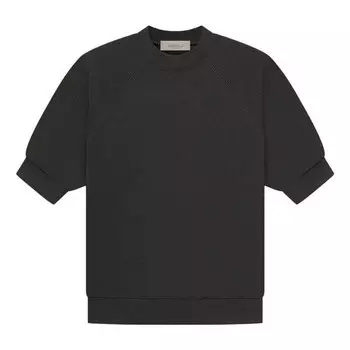 Свитер ss23 ss waffle sweatshirt 'off black' Fear Of God Essentials, черный