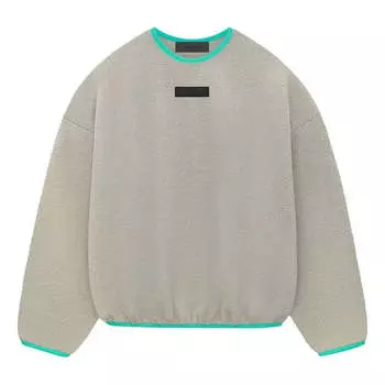 Свитер ss24 polar fleece crewneck 'seal' Fear Of God Essentials, серый