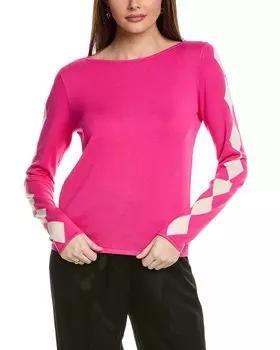 Свитер St. John Intarsia, розовый