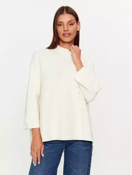 Свитер стандартного кроя Kontatto, экрю