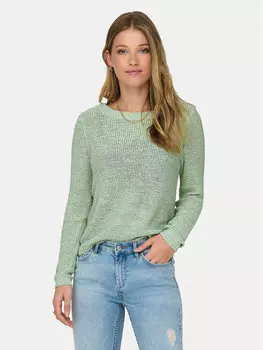 Свитер стандартного кроя Only, зеленый