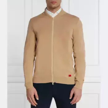 Свитер стандартного кроя San jaque-c Hugo, коричневый