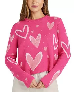 Свитер Stevie с круглым вырезом Splendid, розовый