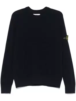 Свитер Stone Island RWS из шерсти Джилонг, синий