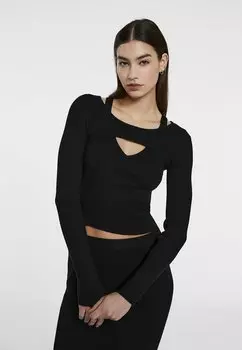 Свитер Stradivarius, черный