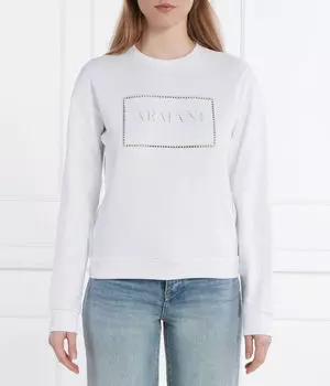 Свитер Straight fit Armani Exchange, белый