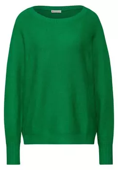 Свитер STREET ONE Dolman, зеленый