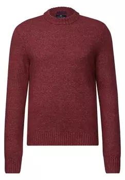 Свитер Street One MEN Sweater, цвет mottled red