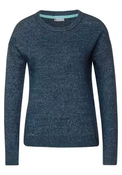 Свитер Street One, пятнистый синий