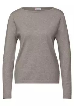 Свитер STREET ONE, серо-коричневый