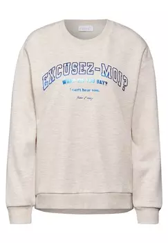 Свитер Street One Studio Sweatshirt, кремовый