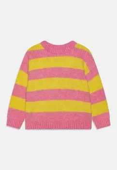 Свитер Stripe Crew Neck Jumper Unisex M'A KIDS by Marques ' Almeida, цвет pink/yellow