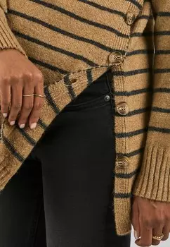 Свитер STRIPE TURTLE NECK MATERNITY NURSING JoJo Maman Bb, коричневый