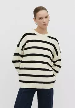 Свитер Striped Stradivarius, цвет transparent