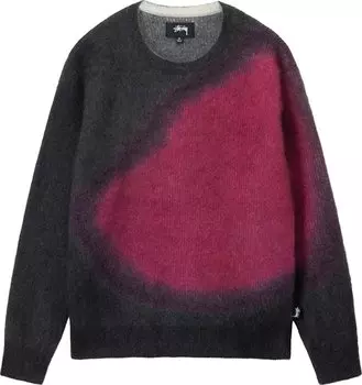 Свитер Stussy Brushed Dot Sweater 'Black', черный