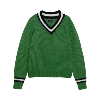 Свитер Stussy Mohair Tennis 'Green', зеленый