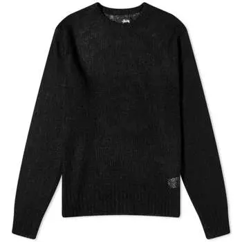 Свитер Stussy S Loose Knit, черный