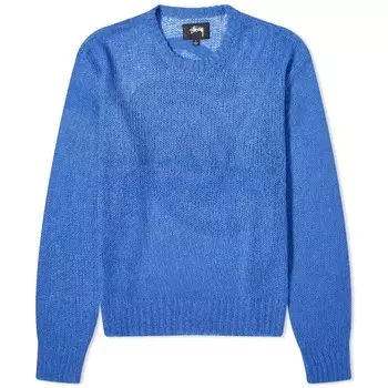 Свитер Stussy S Loose Knit, синий