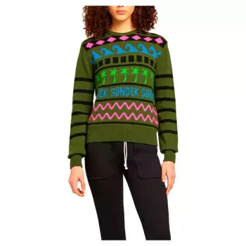Свитер Sundek Norwegian style, зеленый