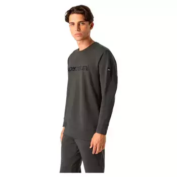 Свитер Super.natural Solution, черный/зеленый