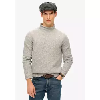Свитер Superdry 90S high neck, серый