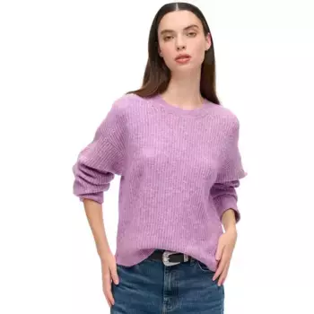Свитер Superdry Brushed, фиолетовый
