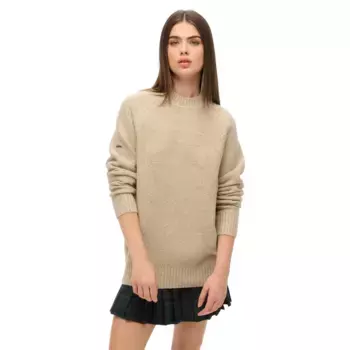 Свитер Superdry Chunky Pluse Size, бежевый
