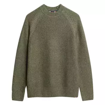 Свитер Superdry Chunky Raglan, зеленый