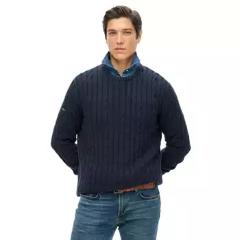 Свитер Superdry Classic Cable, синий