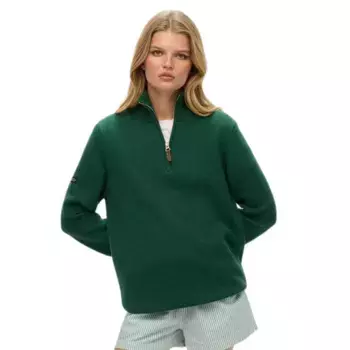 Свитер Superdry Classic Henley, зеленый