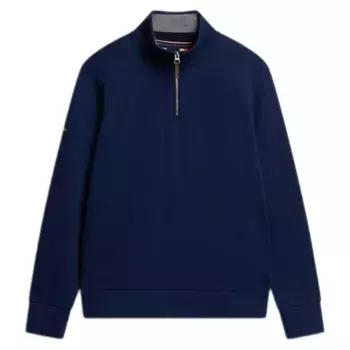 Свитер Superdry Core Pique Henley half zip, синий