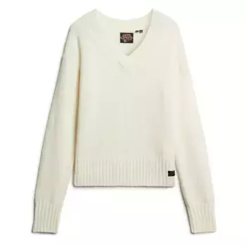 Свитер Superdry Essential v neck, бежевый