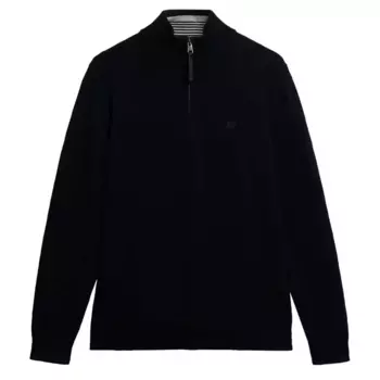 Свитер Superdry Essentials half zip, черный