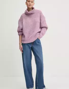 Свитер Superdry, фиолетовый