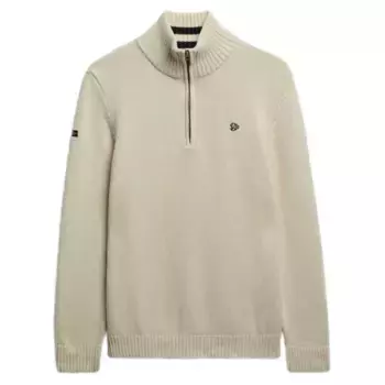 Свитер Superdry M6110706A half zip, бежевый