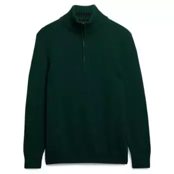 Свитер Superdry M6110706A half zip, зеленый
