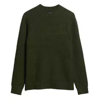 Свитер Superdry Merchant Textured, зеленый